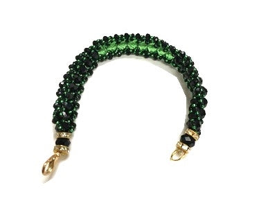 Acrylic Faceted Round Ball Spacer Bead Bracelet - Ogun (Single)